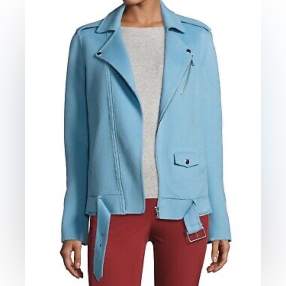 RARE Theory Tralsmin Jacket, moto style, wool-cashmere blend